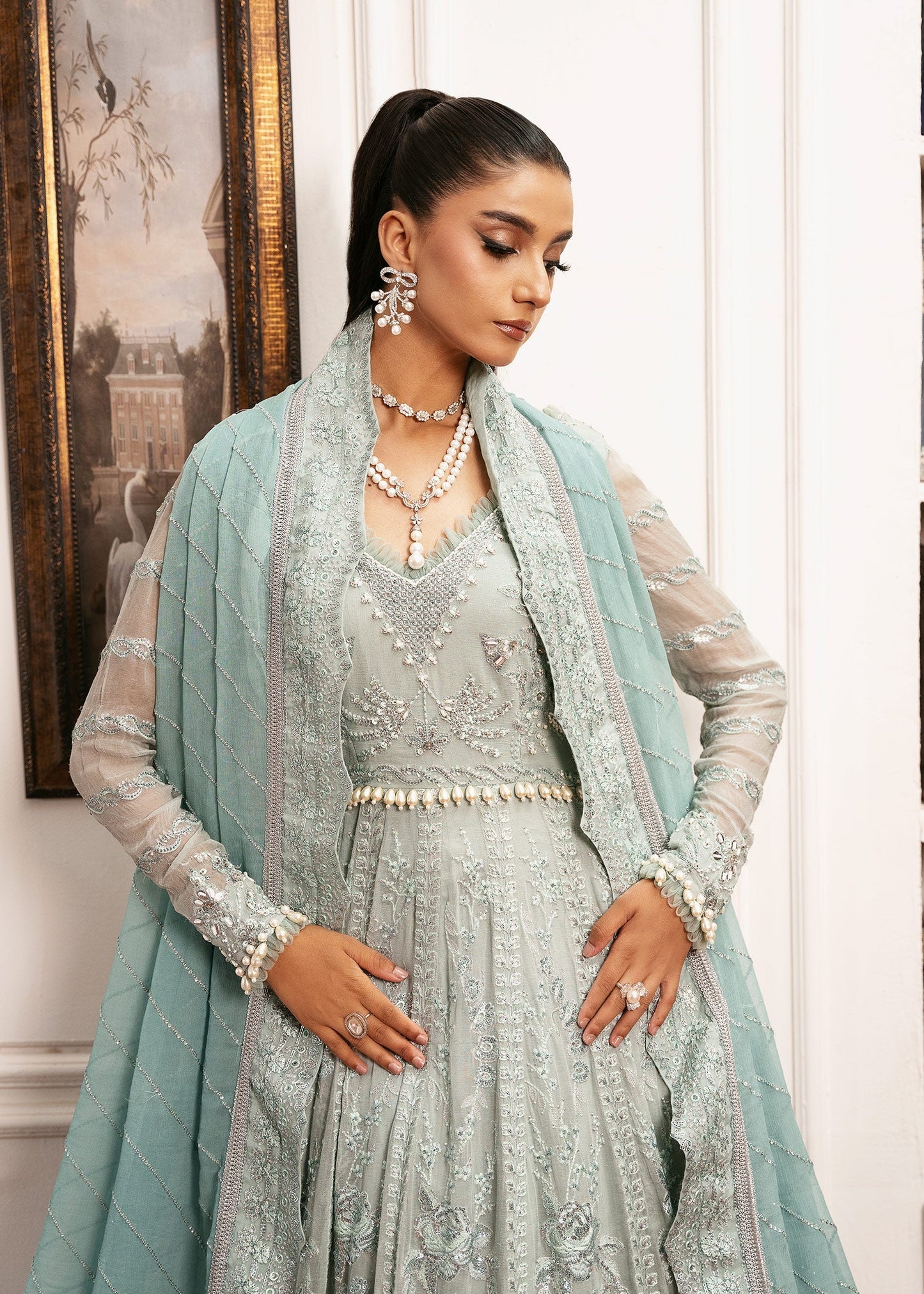 Inayat | Festive Formals | EQUISITE-ROSE - Pakistani Designer Dress - by Inayat - Type : Ladies Clothes - 100% Original at Saira Sultan
