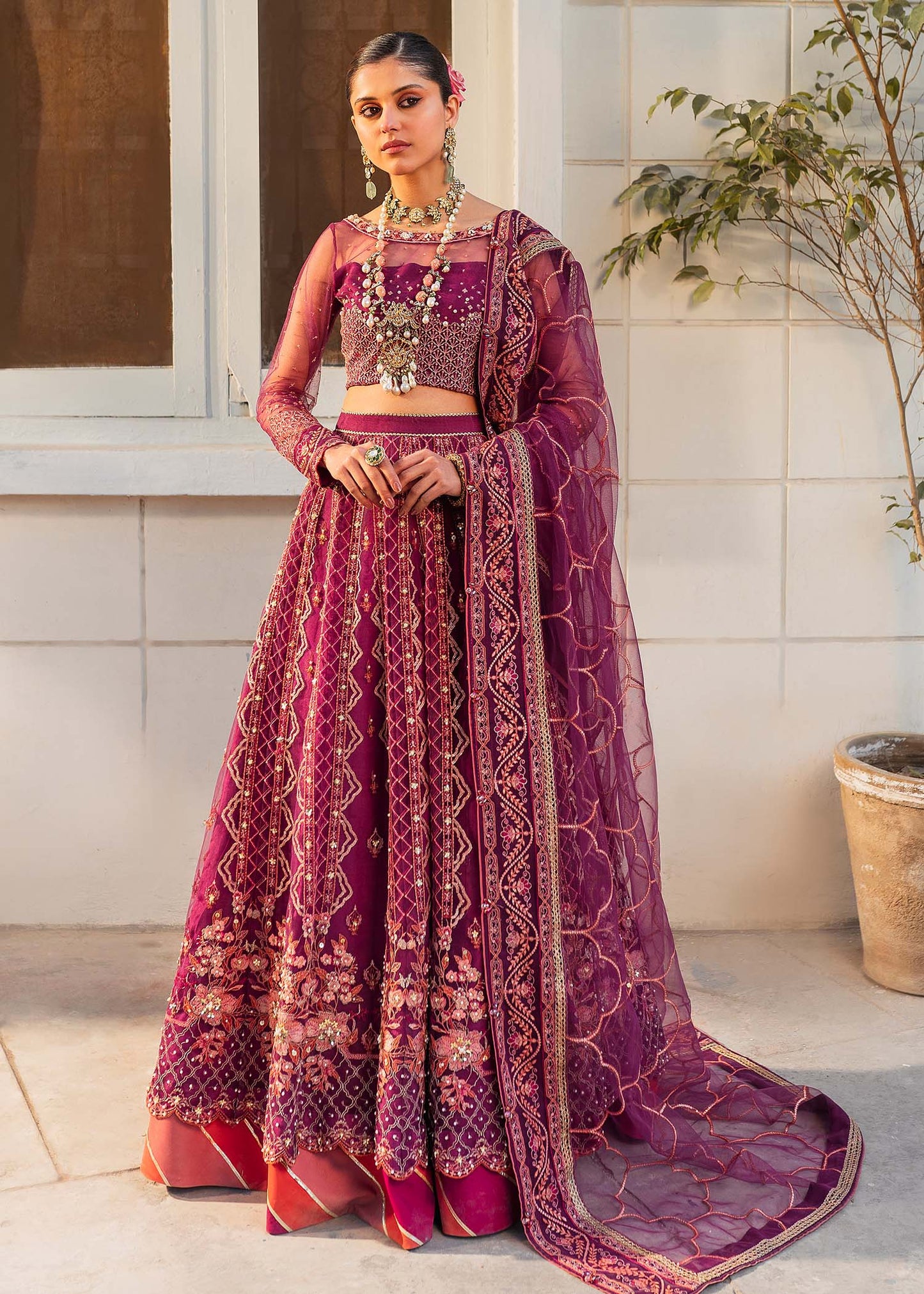 Shurooq | Zara Edit 24 | Ankahi XS Magenta Net