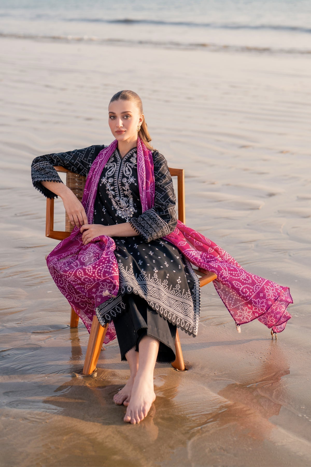 Xenia Formals | Summer Away 25 | ALISH XL Black Lawn