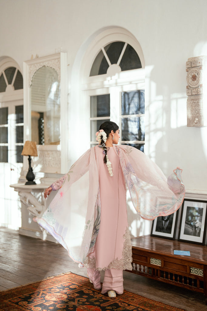 Florent | Eid Edits Luxury Lawn | FEE-3A S Mauve Lawn