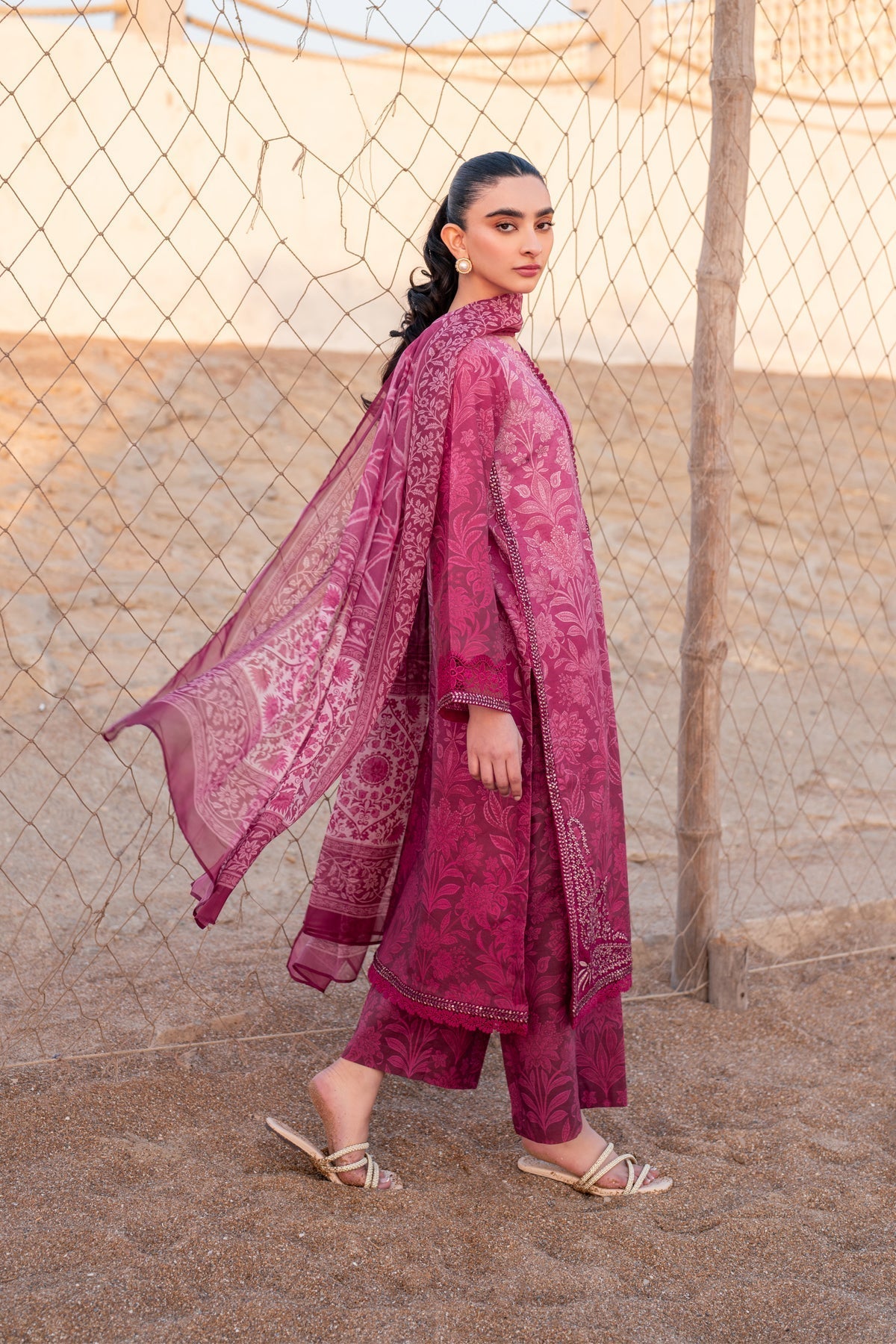 Xenia Formals | Summer Away 25 | VINHO S Vibrant Pink Lawn
