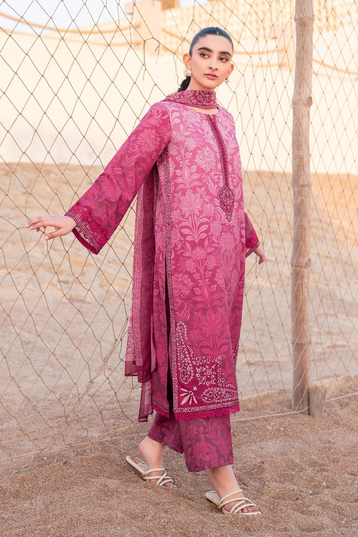 Xenia Formals | Summer Away 25 | VINHO L Vibrant Pink Lawn