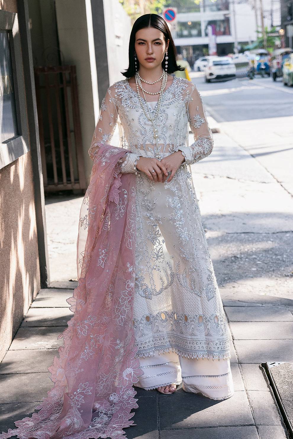 Saad Shaikh | Fleurie Vol 2 | Pearl Wind - Pakistani Designer Dress - by Saad Shaikh | Type: Formal - 100% Original at Saira Sultan
