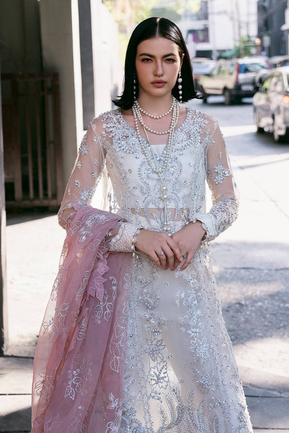Saad Shaikh | Fleurie Vol 2 | Pearl Wind - Pakistani Designer Dress - by Saad Shaikh | Type: Formal - 100% Original at Saira Sultan