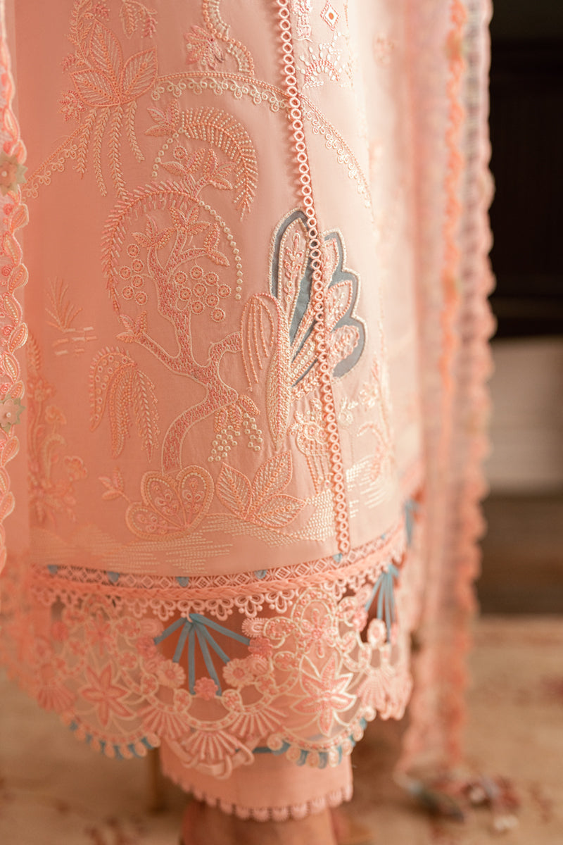 Qalamkar | Luxury Lawn Eid Edit | SB-05 Aleeza L Light Pink Lawn