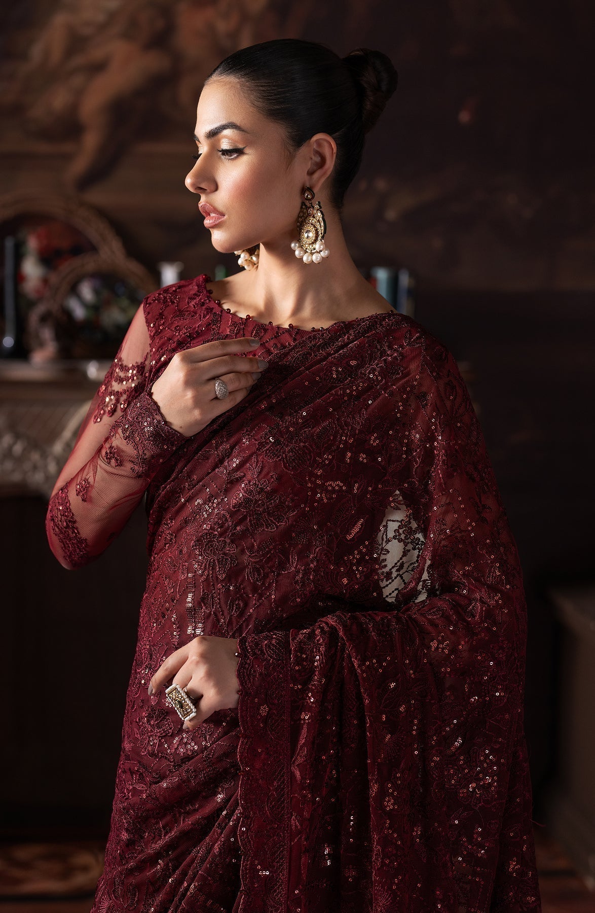 Zarif | Rouge Formals | ZRW 02 MABEL - Pakistani Designer Dress - by Zarif | Type: Formal - 100% Original at Saira Sultan