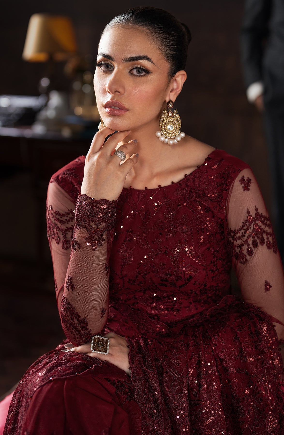 Zarif | Rouge Formals | ZRW 02 MABEL - Pakistani Designer Dress - by Zarif | Type: Formal - 100% Original at Saira Sultan