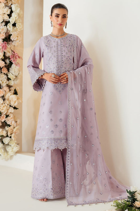Alizeh | Luxury Raw Silk | AF-RS-02-BERRY XS Lilac Raw Silk