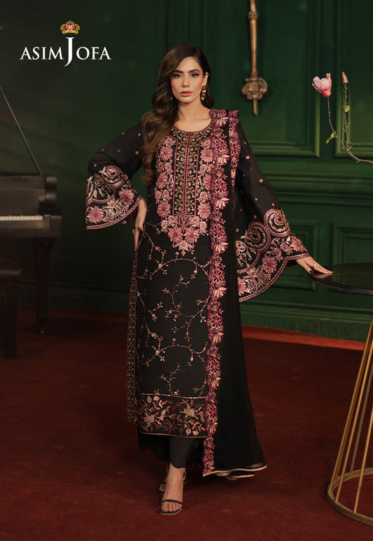 Asim Jofa | Premium Festive | AJPF-19 XS Black Silk
