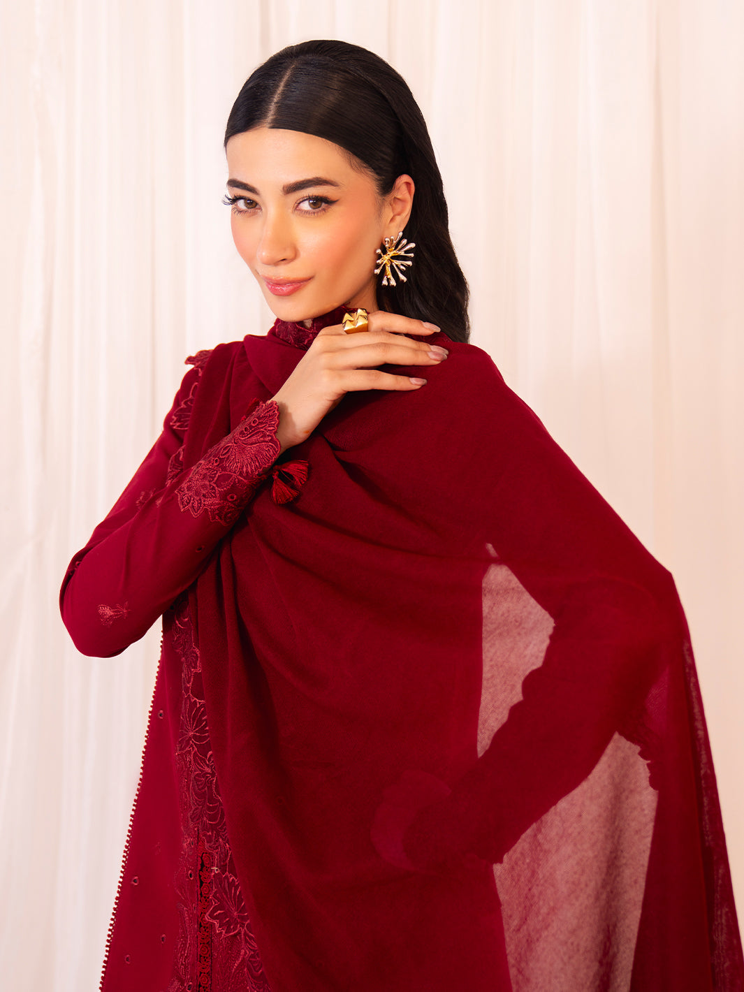 Faiza Faisal | Celine Eid 25 | MAREN L Red Lawn