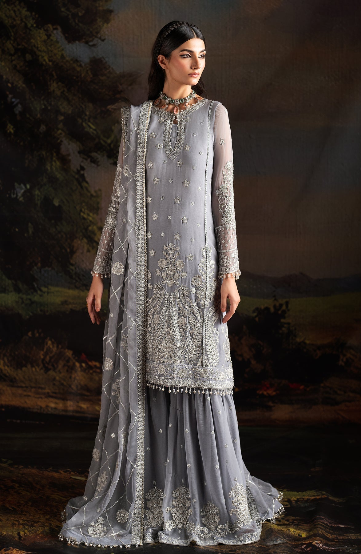 Zarif | Rouge Formals | ZRW 03 ADELINE - Pakistani Designer Dress - by Zarif | Type: Formal - 100% Original at Saira Sultan