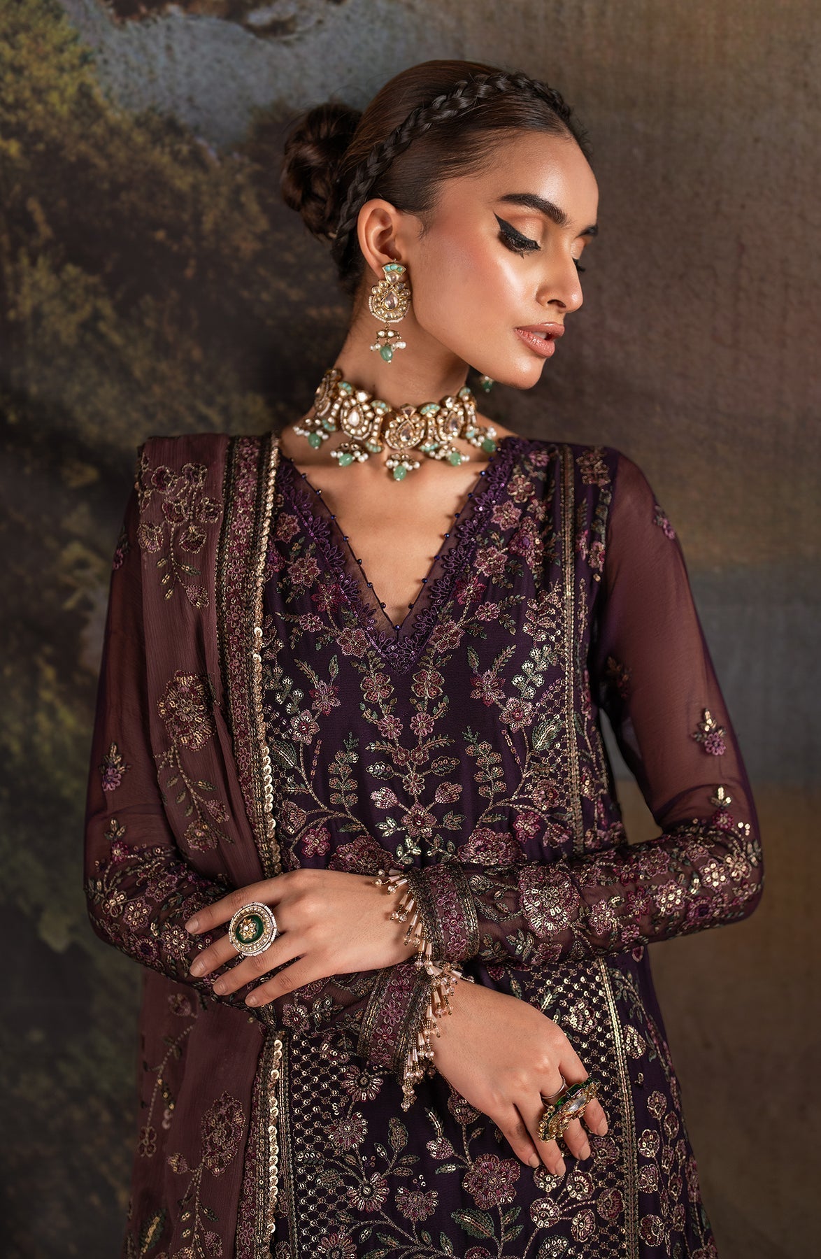 Zarif | Rouge Formals | ZRW 08 HANNAH - Pakistani Designer Dress - by Zarif | Type: Formal - 100% Original at Saira Sultan