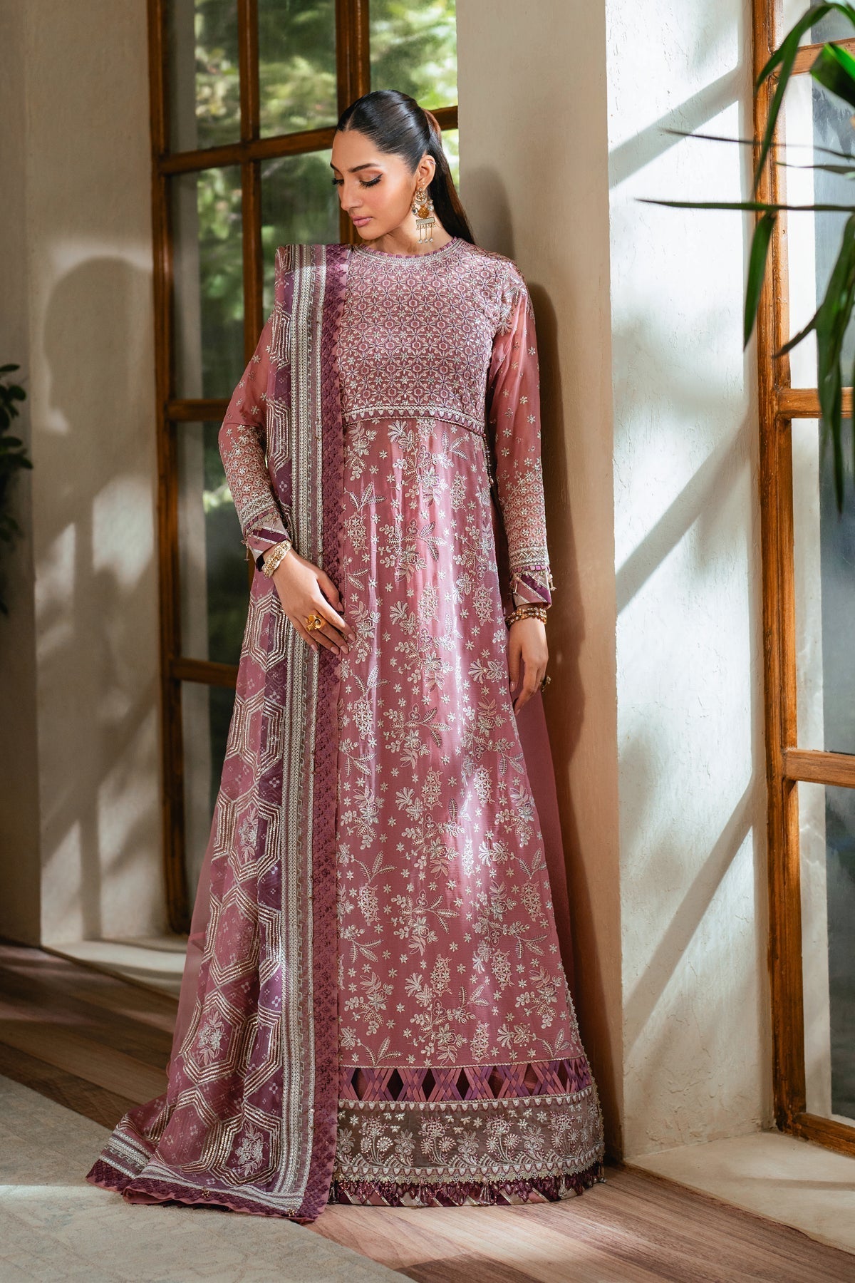 Xenia Formals | Niran Formals | LUMINA Custom Size Powder Pink Chiffon