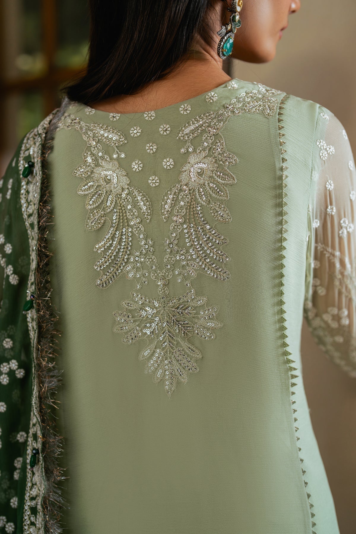Xenia Formals | Niran Formals | VERDURA S Pastel Mint Chiffon