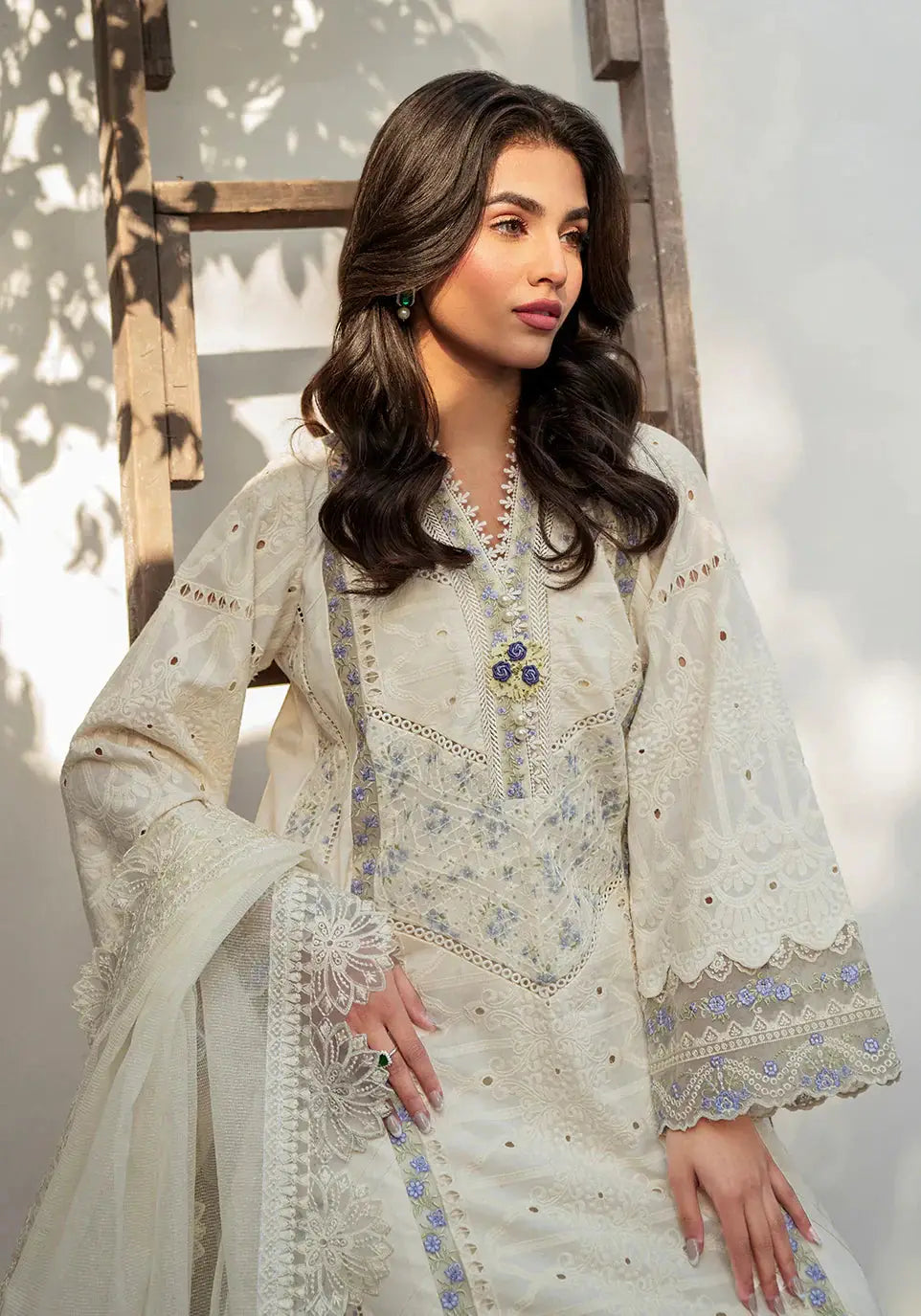 Zarqash | Belle Ame 24 | BL 002 Rosettes - Pakistani Designer Dress - by Zarqash | Type: Luxury - 100% Original at Saira Sultan