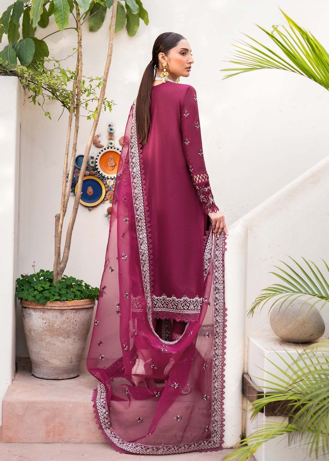Akbar Aslam | Pret Lawn | PRESTIGE M Berry Lawn