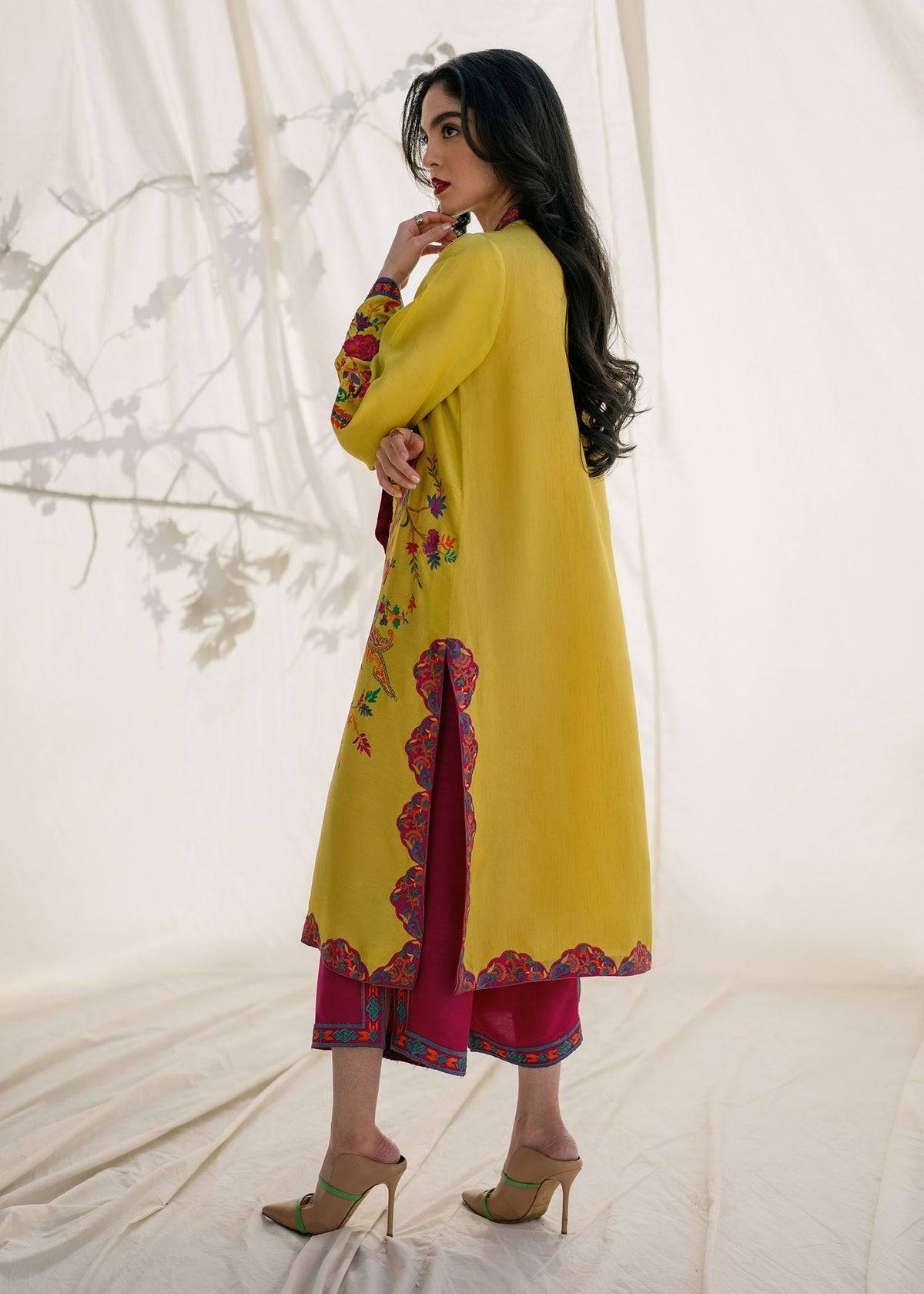 Mahgul | Samara Pret | Saffron Scent - Pakistani Designer Dress - by Mahgul | Type: Ladies Clothes - 100% Original at Saira Sultan