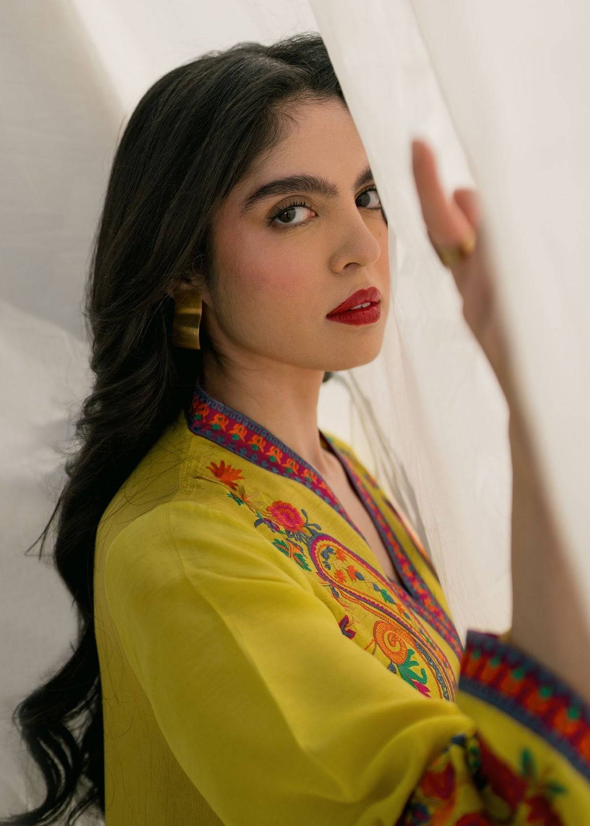 Mahgul | Samara Pret | Saffron Scent - Pakistani Designer Dress - by Mahgul | Type: Ladies Clothes - 100% Original at Saira Sultan