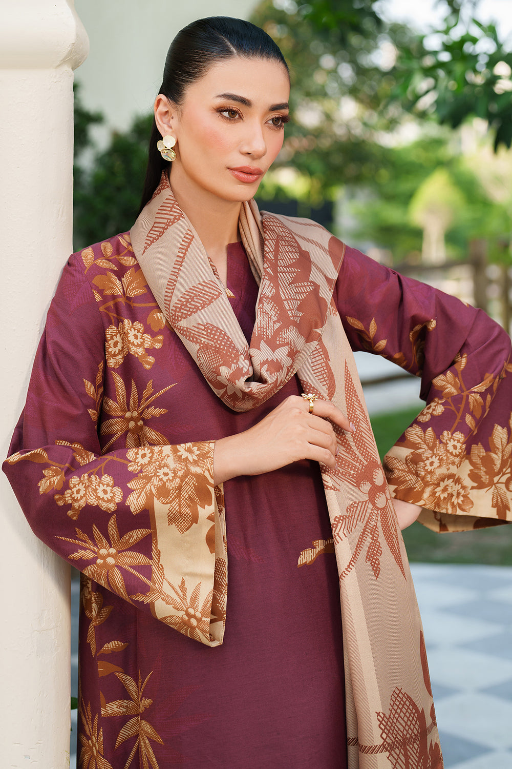 Jazmin | Winter 25 | UW-0180 M - Pakistani Designer Dress - by Jazmin - Type : Ladies Clothes - 100% Original at Saira Sultan