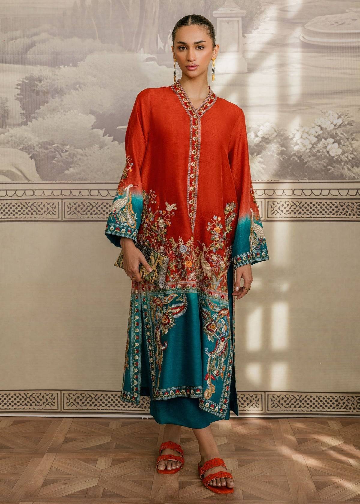 Mahgul | Samara Pret | Jade Sun - Pakistani Designer Dress - by Mahgul | Type: Ladies Clothes - 100% Original at Saira Sultan