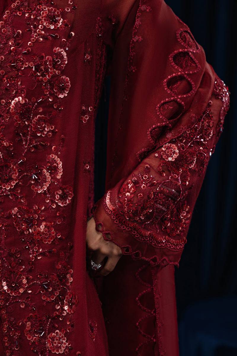 Qalamkar | Luxe Pret | CR-04 RIYA - Pakistani Designer Dress - by Qalamkar | Type: Formal - 100% Original at Saira Sultan