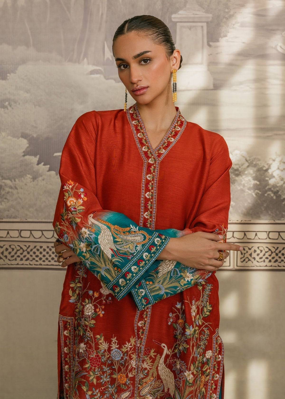 Mahgul | Samara Pret | Jade Sun - Pakistani Designer Dress - by Mahgul | Type: Ladies Clothes - 100% Original at Saira Sultan