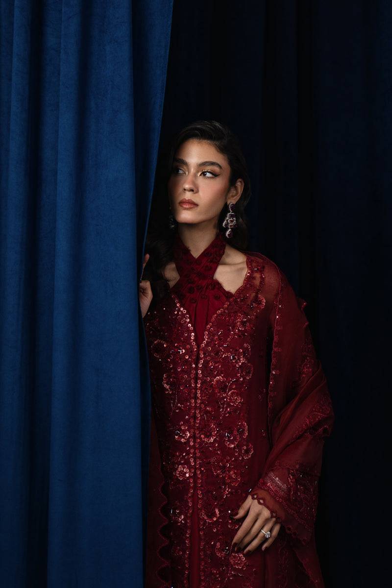 Qalamkar | Luxe Pret | CR-04 RIYA - Pakistani Designer Dress - by Qalamkar | Type: Formal - 100% Original at Saira Sultan