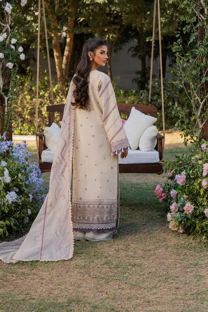 Florent | Chikankari Eid 25 | FLC- 3B S Off White Lawn