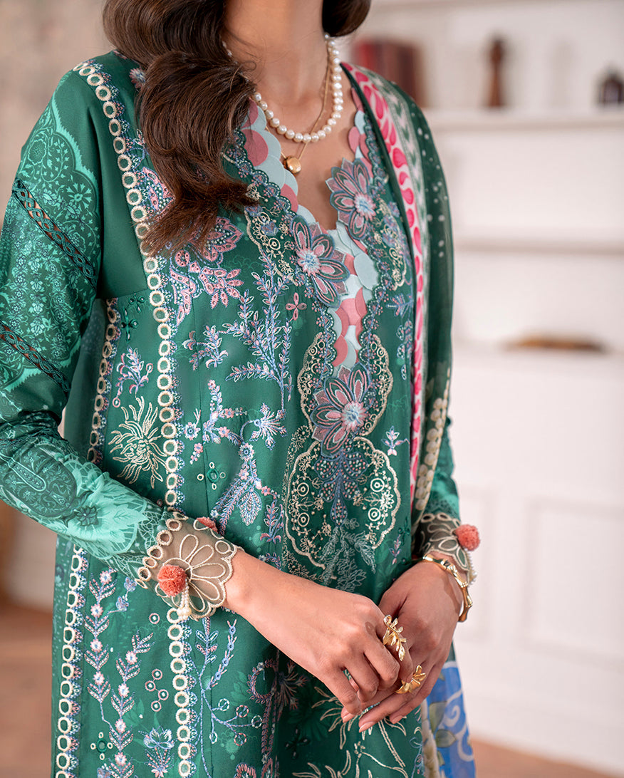 Roheenaz | Aezel Embroidered Cambric | Maham - Pakistani Designer Dress - by Roheenaz - Type : Ladies Clothes - 100% Original at Saira Sultan