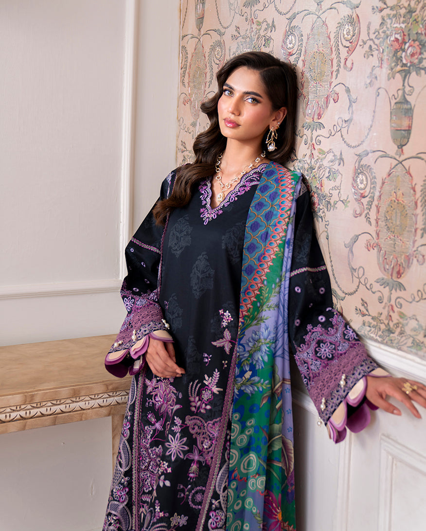 Roheenaz | Aezel Embroidered Cambric | Emera - Pakistani Designer Dress - by Roheenaz - Type : Ladies Clothes - 100% Original at Saira Sultan