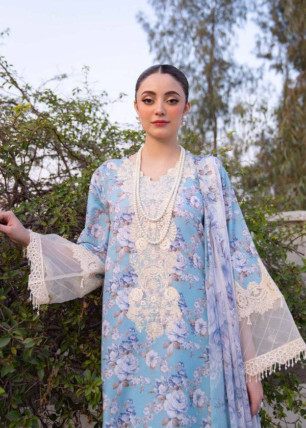 Myeesha | Lamhay Luxury Lawn 25 | Shabnam - Pakistani Designer Dress - by Myeesha | Type: Ladies Clothes - 100% Original at Saira Sultan