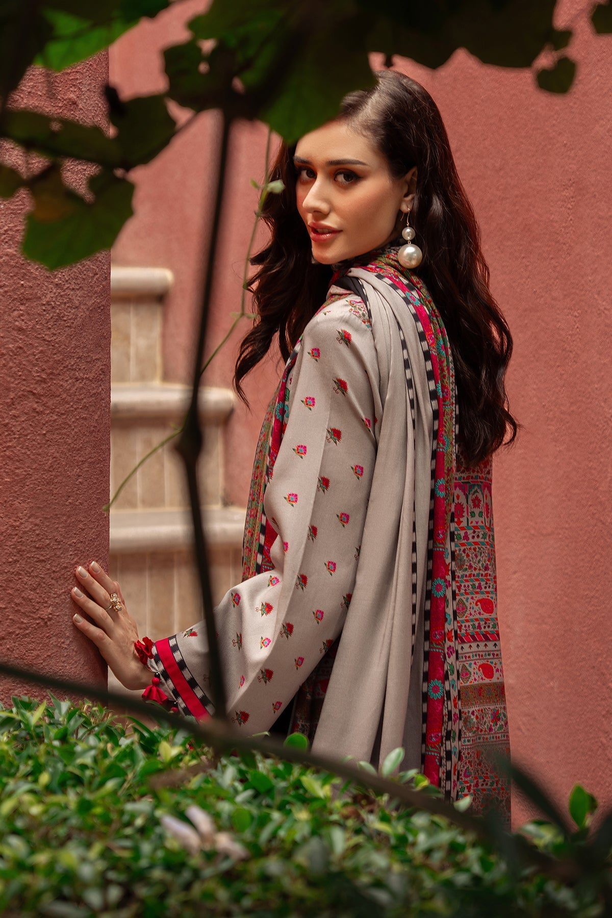 Charizma | C Prints Winter 25 | 3-PC Unstitched Printed Linen Collection CPW5-01 - Pakistani Designer Dress - by Charizma - Type : Ladies Clothes - 100% Original at Saira Sultan