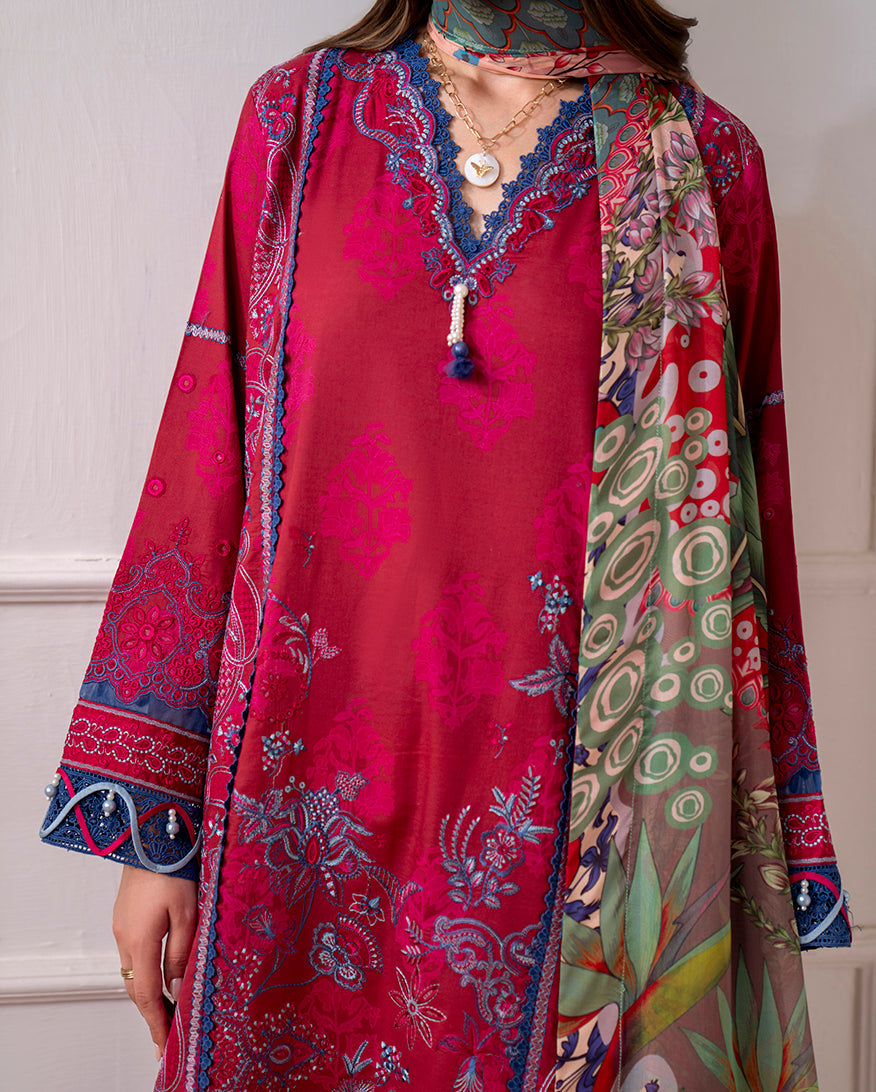 Roheenaz | Aezel Embroidered Cambric | Oriva - Pakistani Designer Dress - by Roheenaz - Type : Ladies Clothes - 100% Original at Saira Sultan