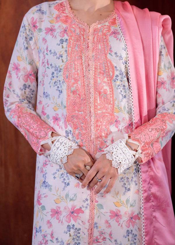 Myeesha | Lamhay Luxury Lawn 25 | Nazneen - Pakistani Designer Dress - by Myeesha | Type: Ladies Clothes - 100% Original at Saira Sultan