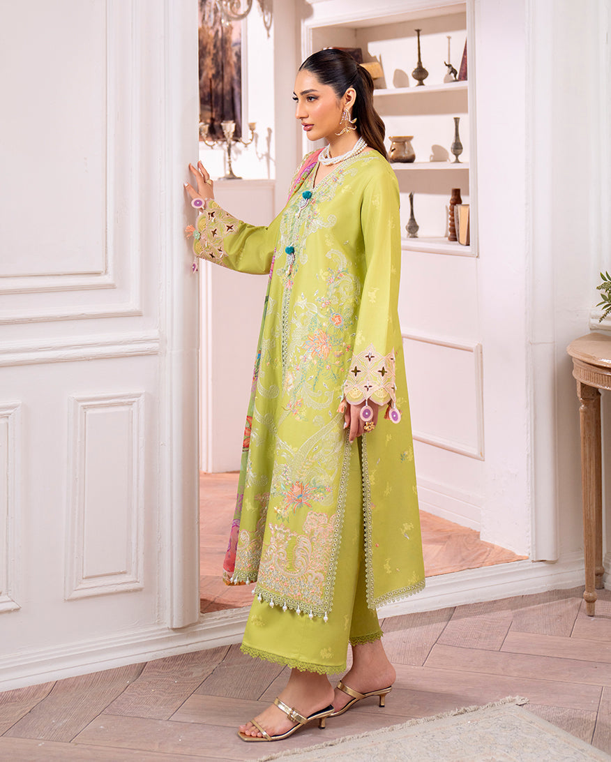 Roheenaz | Aezel Embroidered Cambric | Arven - Pakistani Designer Dress - by Roheenaz - Type : Ladies Clothes - 100% Original at Saira Sultan