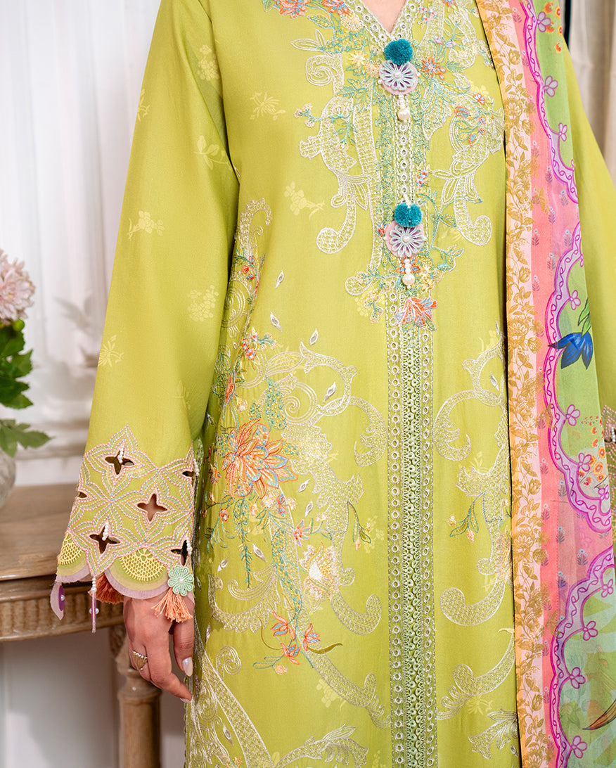 Roheenaz | Aezel Embroidered Cambric | Arven - Pakistani Designer Dress - by Roheenaz - Type : Ladies Clothes - 100% Original at Saira Sultan