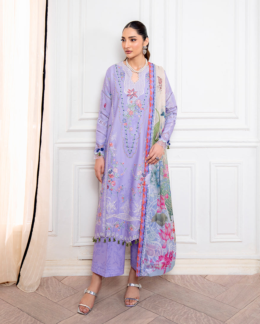 Roheenaz | Aezel Embroidered Cambric | Nivra - Pakistani Designer Dress - by Roheenaz - Type : Ladies Clothes - 100% Original at Saira Sultan