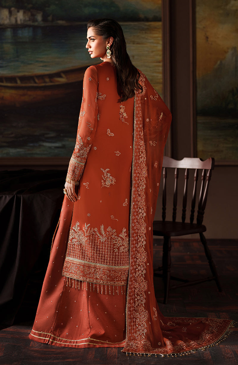 Zarif | Premium Chiffon | ZRF-PRC-07 ELEONORE - Pakistani Designer Dress - by Zarif - Type : Ladies Clothes - 100% Original at Saira Sultan