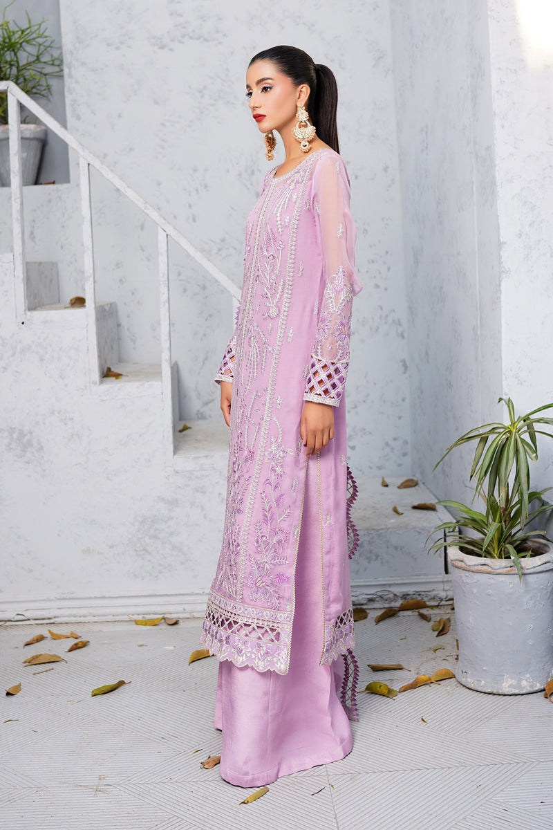 Maryams | Afsanah Luxury Chiffon | Nayab XL Lilac Chiffon
