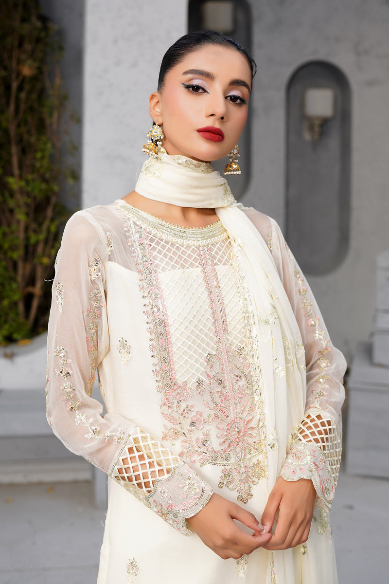 Maryams | Afsanah Luxury Chiffon | Afsana XL Ivory Chiffon
