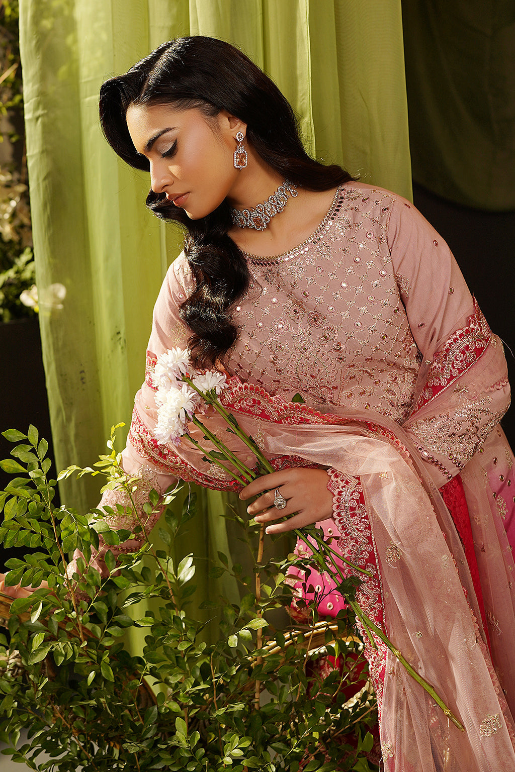 Maryams | Bekhudi Formals | Sahiba-BR-04 Custom Size Pink Raw Silk
