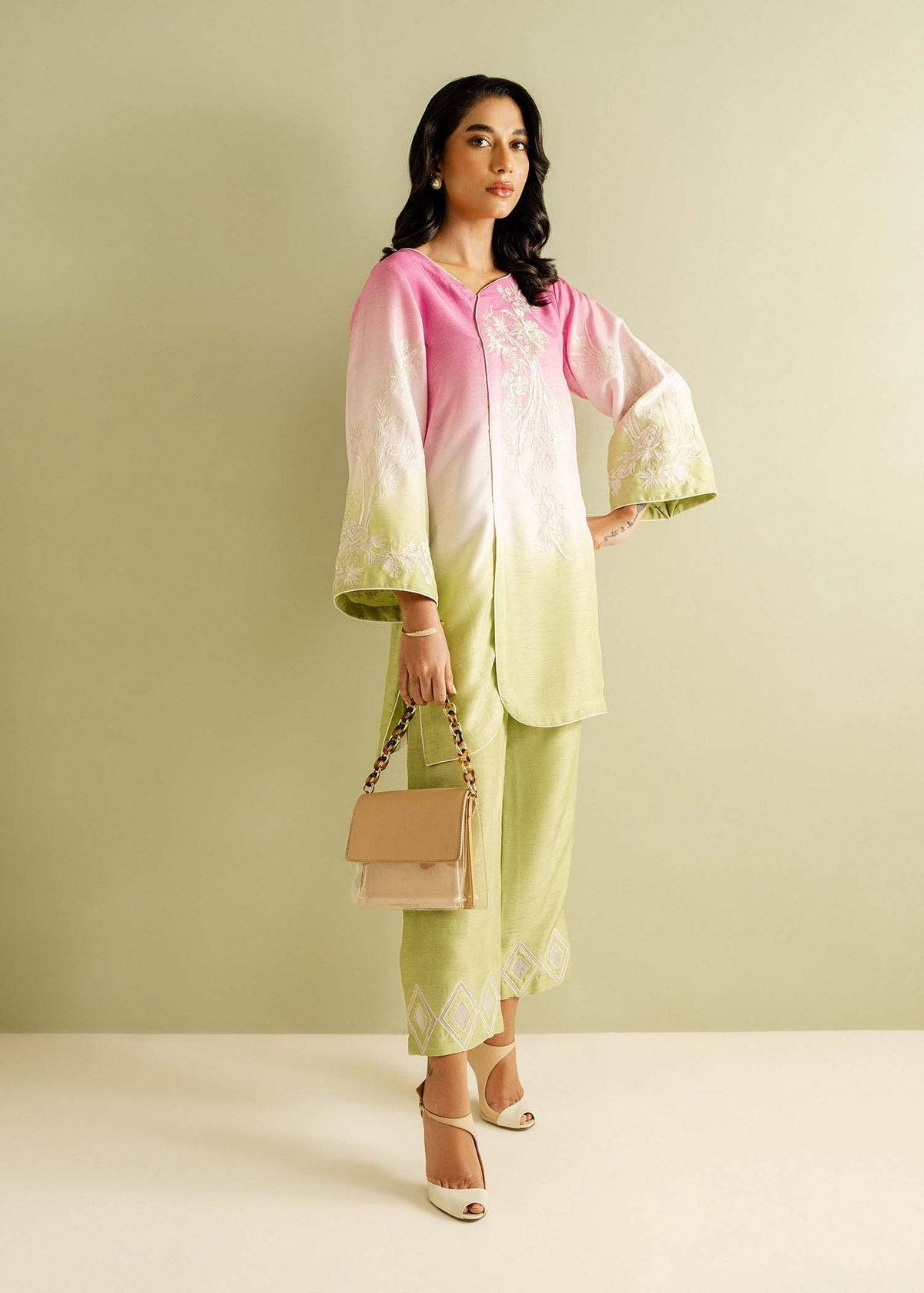 Mahgul | Ayanas Garden | Ombré Flower - Pakistani Designer Dress - by Mahgul | Type: Ladies Clothes - 100% Original at Saira Sultan