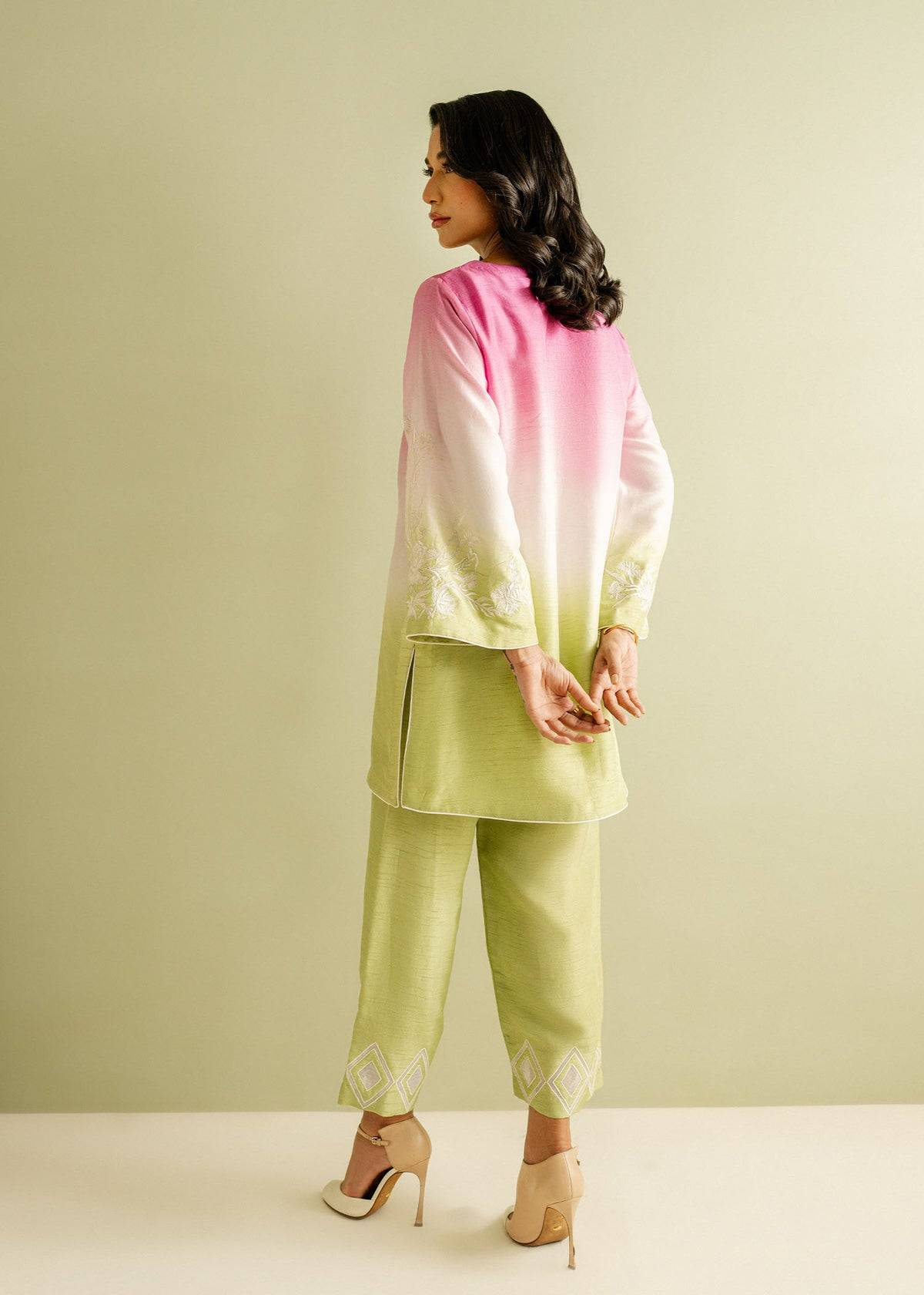 Mahgul | Ayanas Garden | Ombré Flower - Pakistani Designer Dress - by Mahgul | Type: Ladies Clothes - 100% Original at Saira Sultan