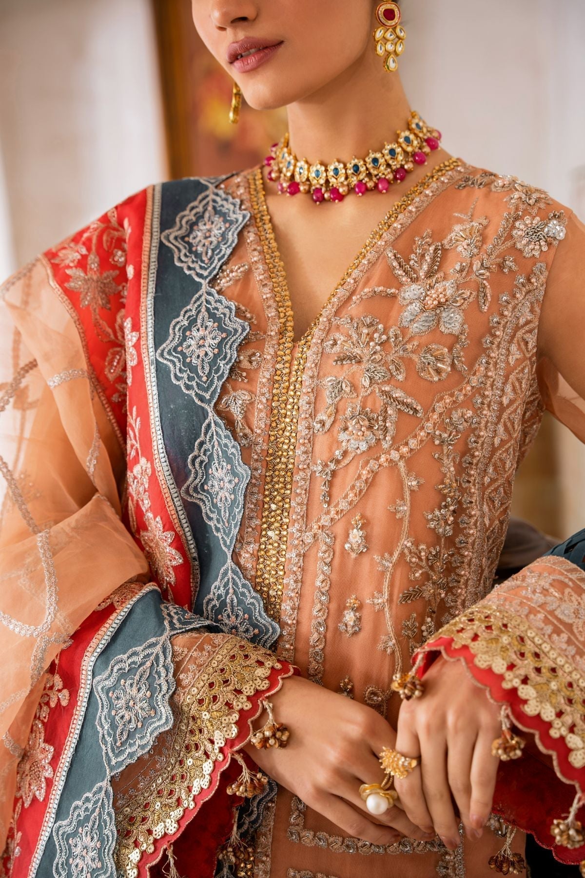 Inara | Aurelia Wedding Collection | Zephyra - Pakistani Designer Dress - by InaraClothing | Type: Formal - 100% Original at Saira Sultan