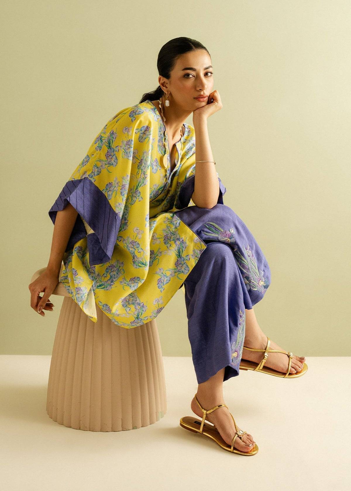 Mahgul | Ayanas Garden | Lemon Moon - Pakistani Designer Dress - by Mahgul | Type: Ladies Clothes - 100% Original at Saira Sultan