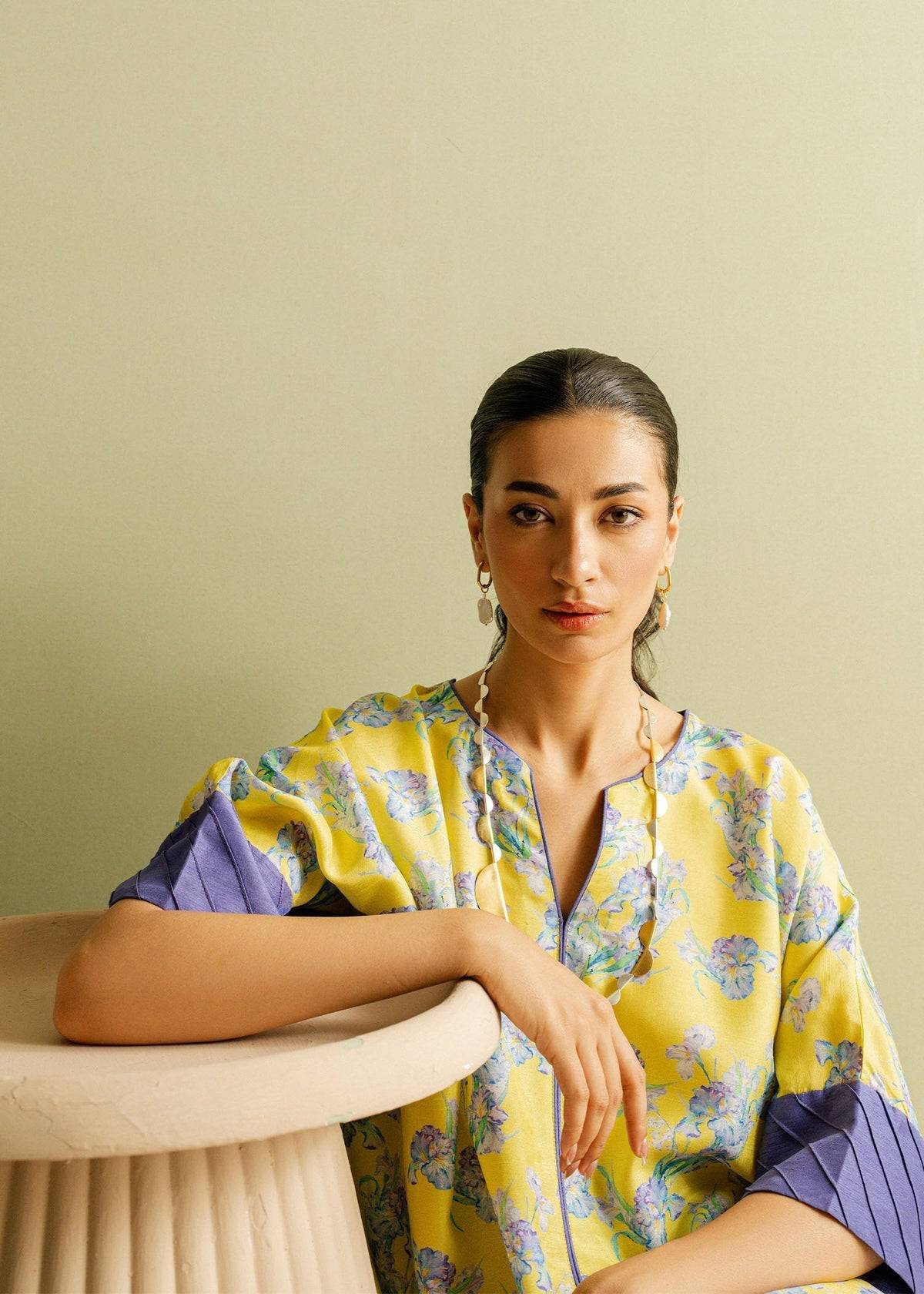 Mahgul | Ayanas Garden | Lemon Moon - Pakistani Designer Dress - by Mahgul | Type: Ladies Clothes - 100% Original at Saira Sultan