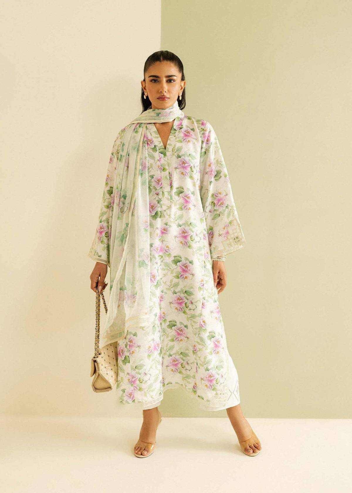 Mahgul | Ayanas Garden | Rose Reverie - Pakistani Designer Dress - by Mahgul | Type: Ladies Clothes - 100% Original at Saira Sultan