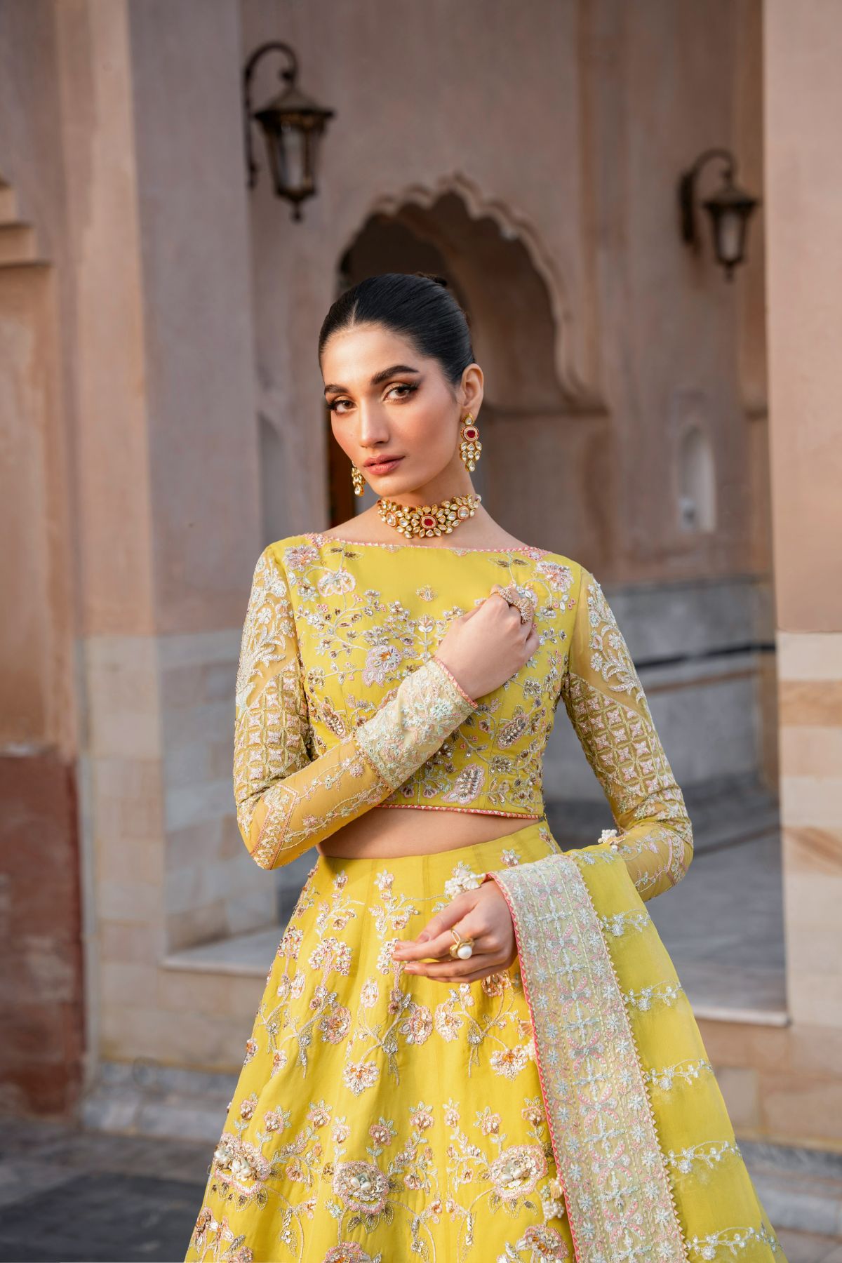 Inara | Aurelia Wedding Collection | Lumique - Pakistani Designer Dress - by InaraClothing | Type: Bridal - 100% Original at Saira Sultan