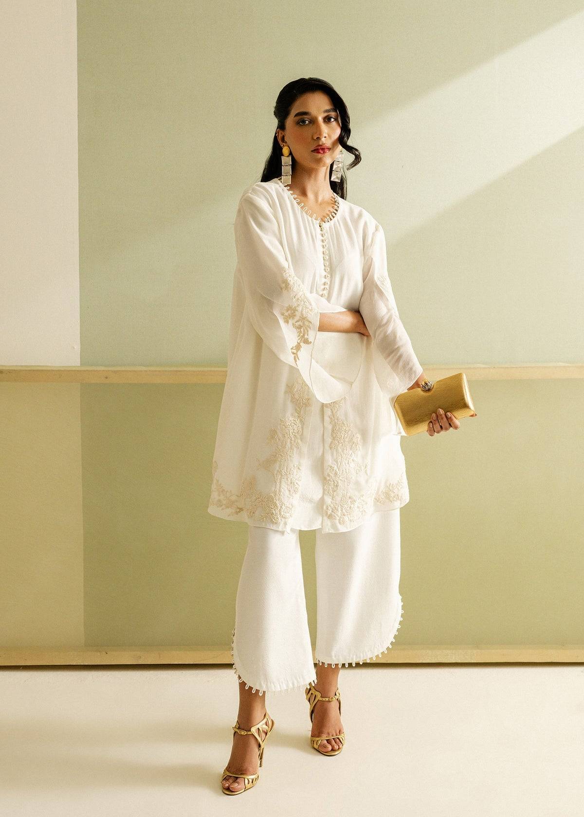 Mahgul | Ayanas Garden | Garden Ivoir - Pakistani Designer Dress - by Mahgul | Type: Ladies Clothes - 100% Original at Saira Sultan
