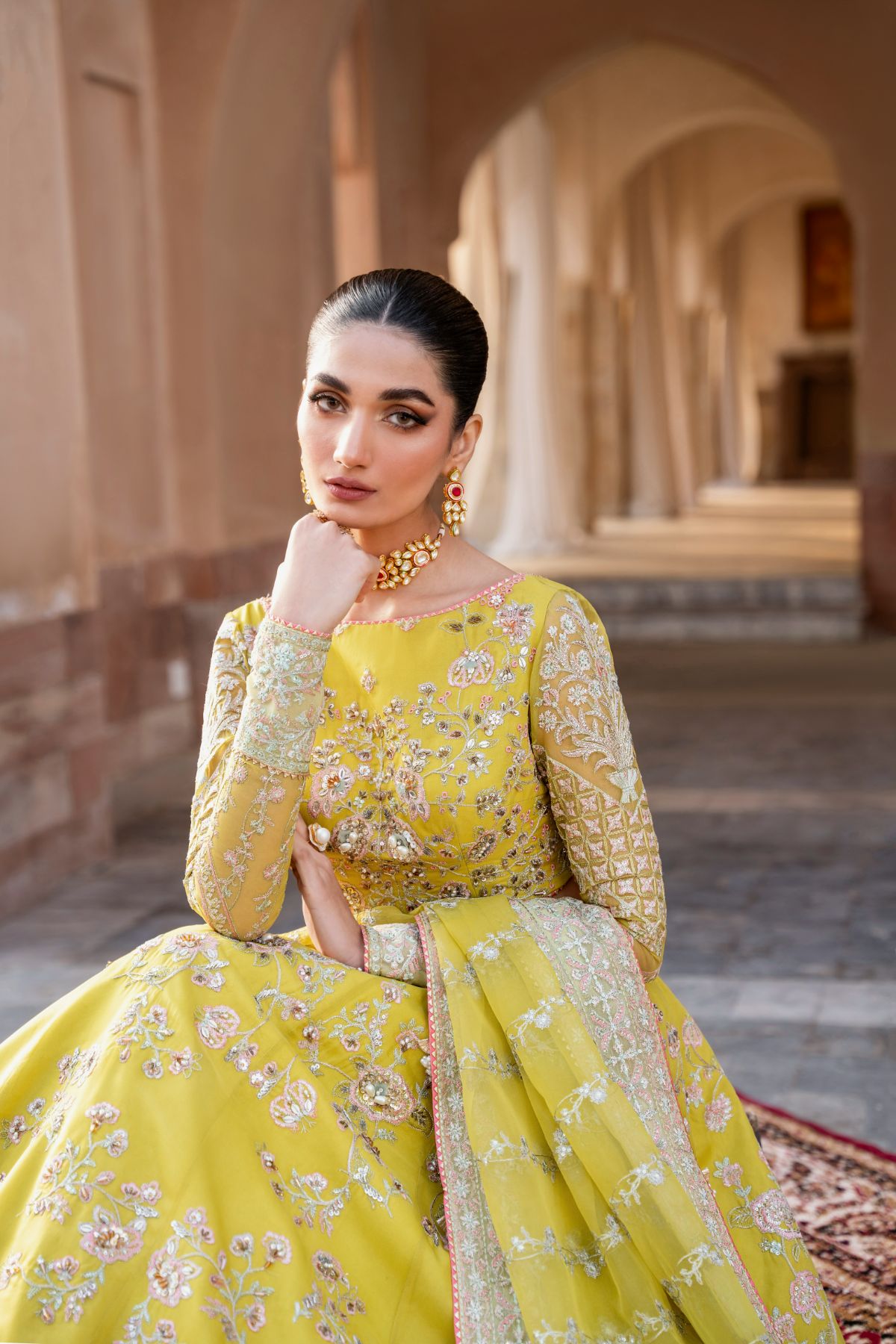 Inara | Aurelia Wedding Collection | Lumique - Pakistani Designer Dress - by InaraClothing | Type: Bridal - 100% Original at Saira Sultan